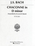 J.S. Bach: Chaconne In D Minor (noty na sólo klavír)