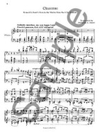 J.S. Bach: Chaconne In D Minor (noty na sólo klavír)