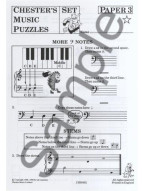 Chester’s Music Puzzles - Set 2 (noty na sólo klavír)