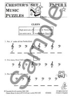 Chester’s Music Puzzles - Set 1 (noty na sólo klavír)