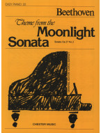 Beethoven: Theme From The Moonlight Sonata Op. 27 No.22 (noty na snadný klavír)