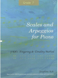 Josephine Koh: Scales And Arpeggios For Piano - Fingering Method (Grade 7) (noty na sólo klavír)