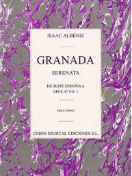 Issac Albeniz: Granada Serenata No.1 (Suite Espanola) Op.47 (noty na sólo klavír)