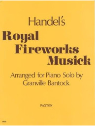 G.F. Handel: Royal Fireworks Music (noty na sólo klavír)