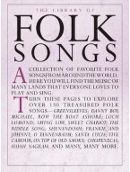 The Library Of Folk Songs (noty na klavír, zpěv, akordy na kytaru)