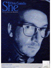 Elvis Costello: She (noty na klavír, zpěv, akordy na kytaru)