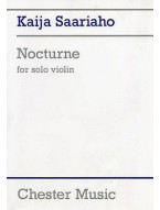 Kaija Saariaho: Nocturne (noty na housle)