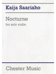 Kaija Saariaho: Nocturne (noty na housle)