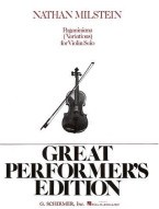 Nathan Milstein: Paganiniana For Violin (noty na housle)