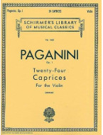 Niccolo Paganini: 24 Caprices For Solo Violin Op.1 (noty na housle)