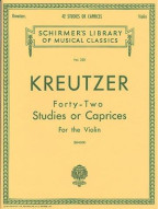 Rodolphe Kreutzer: 42 Studies Or Caprices (noty na housle)