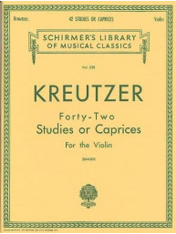 Rodolphe Kreutzer: 42 Studies Or Caprices (noty na housle)