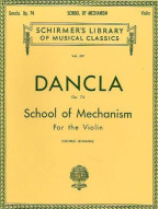 Charles Dancla: School Of Mechanism Op. 74 (noty na housle)