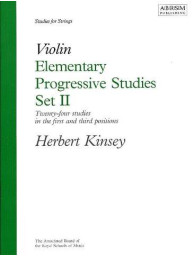 Herbert Kinsey: Elementary Progressive Studies For Violin Set II (noty na housle)