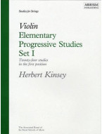 Herbert Kinsey: Elementary Progressive Studies For Violin Set 1 (noty na housle)