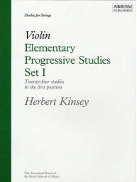 Herbert Kinsey: Elementary Progressive Studies For Violin Set 1 (noty na housle)
