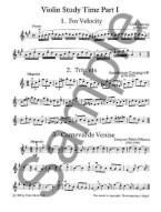 Paul de Keyser: Violin Study Time (noty na housle)