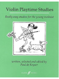 Paul De Keyser: Violin Playtime Studies (Solo Violin) (noty na housle)