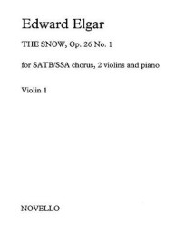 Edward Elgar: The Snow Op.26 No.1 (Violin 1) (noty na housle)