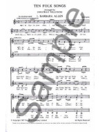 Ten Folk Songs Arranged by Jonathan Willcocks (noty pro dvojhlasý sborový zpěv)