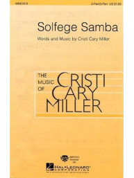 Cristi Cary Miller: Solfege Samba (noty pro dvojhlasý sborový zpěv) - SADA 5 ks
