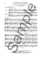 The Sound Of Music: My Favourite Things SA (noty pro dvojhlasý sborový zpěv, klavír) - SADA 5 ks