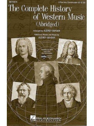 The Complete History Of Western Music (Abridged) - 2-Part (noty pro dvojhlasý sborový zpěv, klavír) - SADA 5 ks