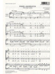 Cesar Franck: Panis Angelicus (Two-Part) (noty pro dvojhlasý sborový zpěv, klavír) - SADA 5 ks