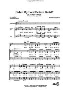 Moses Hogan: Didn't My Lord Deliver Daniel? (noty na sborový zpěv SATB) - SADA 5 ks