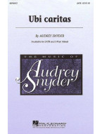 Audrey Snyder: Ubi Caritas (noty na sborový zpěv SATB) - SADA 5 ks