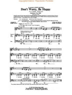 Bobby McFerrin: Don't Worry, Be Happy (noty na sborový zpěv SATB) - SADA 5 ks