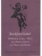Jan Křtitel Vaňhal: Sonata G-dur (No.2) pro flétnu a klavír (noty)