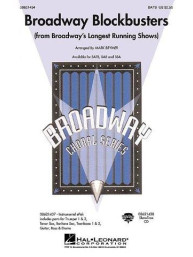 Broadway Blockbusters Medley (noty na sborový zpěv SATB) - SADA 5 ks