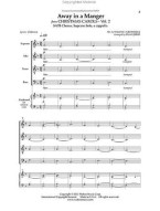 Ola Gjeilo: Away In A Manger (noty na sborový zpěv SATB) - SADA 5 ks