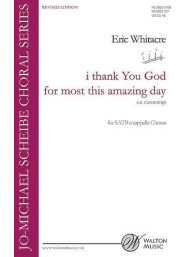 Eric Whitacre: i thank You God for most this amazing day (Revised Edition) (noty na sborový zpěv SATB) - SADA 5 ks