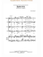 Ola Gjeilo: Sanctus (noty na sborový zpěv SATB) - SADA 5 ks