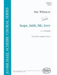 Eric Whitacre: Hope, Faith, Life, Love (noty na sborový zpěv SATB) - SADA 5 ks