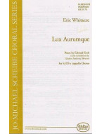 Eric Whitacre: Lux Aurumque (noty na sborový zpěv SATB) - SADA 5 ks