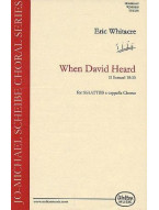 Eric Whitacre: When David Heard (noty na sborový zpěv SATB) - SADA 5 ks