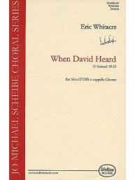 Eric Whitacre: When David Heard (noty na sborový zpěv SATB) - SADA 5 ks