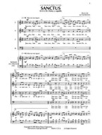 Jan Sandström: Sanctus (A Cappella) (noty na sborový zpěv SATB) - SADA 5 ks