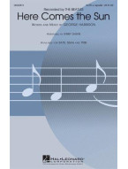 The Beatles: Here Comes The Sun (noty na sborový zpěv SATB) - SADA 5 ks