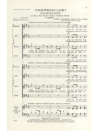 Robert Schumann: Ungewisses Licht Op.141 No.2 (noty na sborový zpěv SATB)