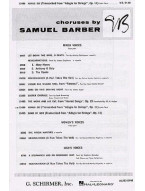 Samuel Barber: Agnus Dei (noty na sborový zpěv SATB) - SADA 5 ks