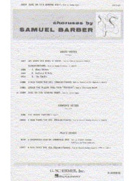 Samuel Barber: Sure On This Shining Night (noty na sborový zpěv SATB) - SADA 5 ks