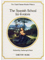 The Chester Book Of Motets Vol. 3: The Spanish School For 4 Voices (noty na sborový zpěv SATB) (+audio)