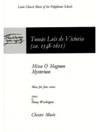 Tomas Luis De Victoria: O Magnum Mysterium (noty na sborový zpěv SATB)