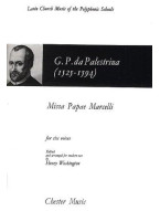 Giovanni Palestrina: Missa Papae Marcelli (noty na sborový zpěv SATB)