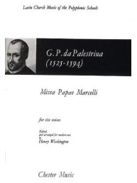 Giovanni Palestrina: Missa Papae Marcelli (noty na sborový zpěv SATB)