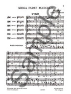 Giovanni Palestrina: Missa Papae Marcelli (noty na sborový zpěv SATB)